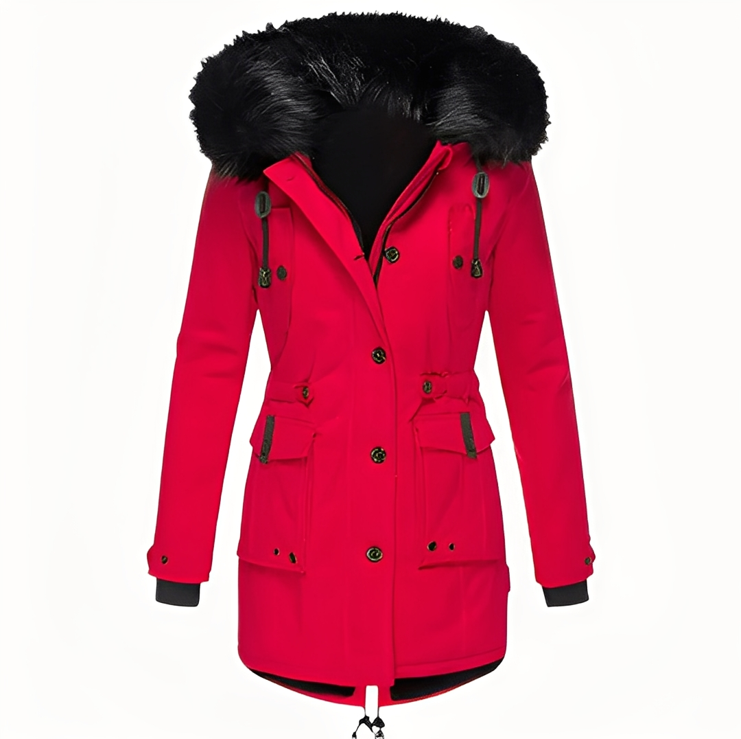 Mathurine - Damen-Winterjacke mit Kapuze