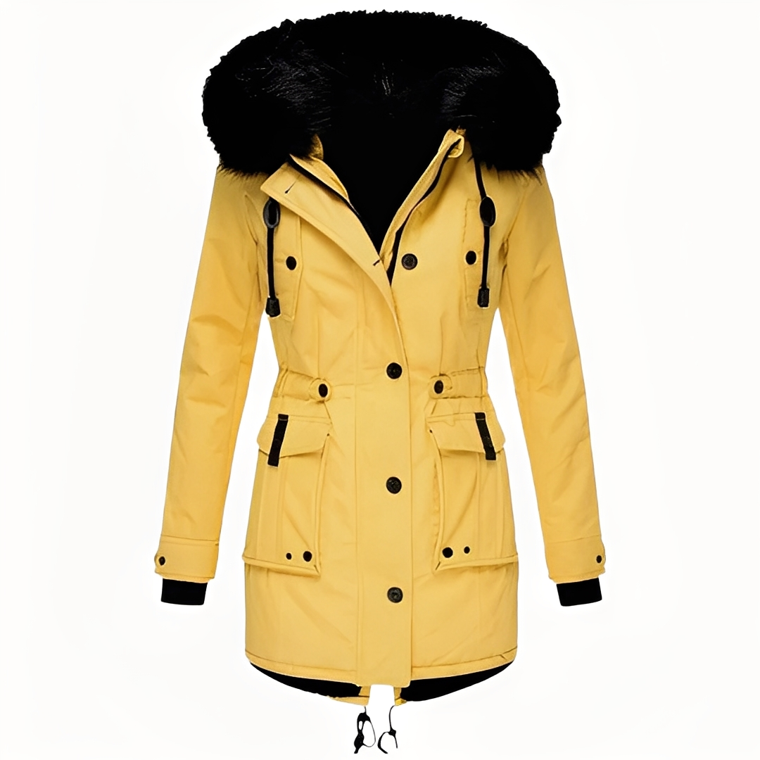 Mathurine - Damen-Winterjacke mit Kapuze
