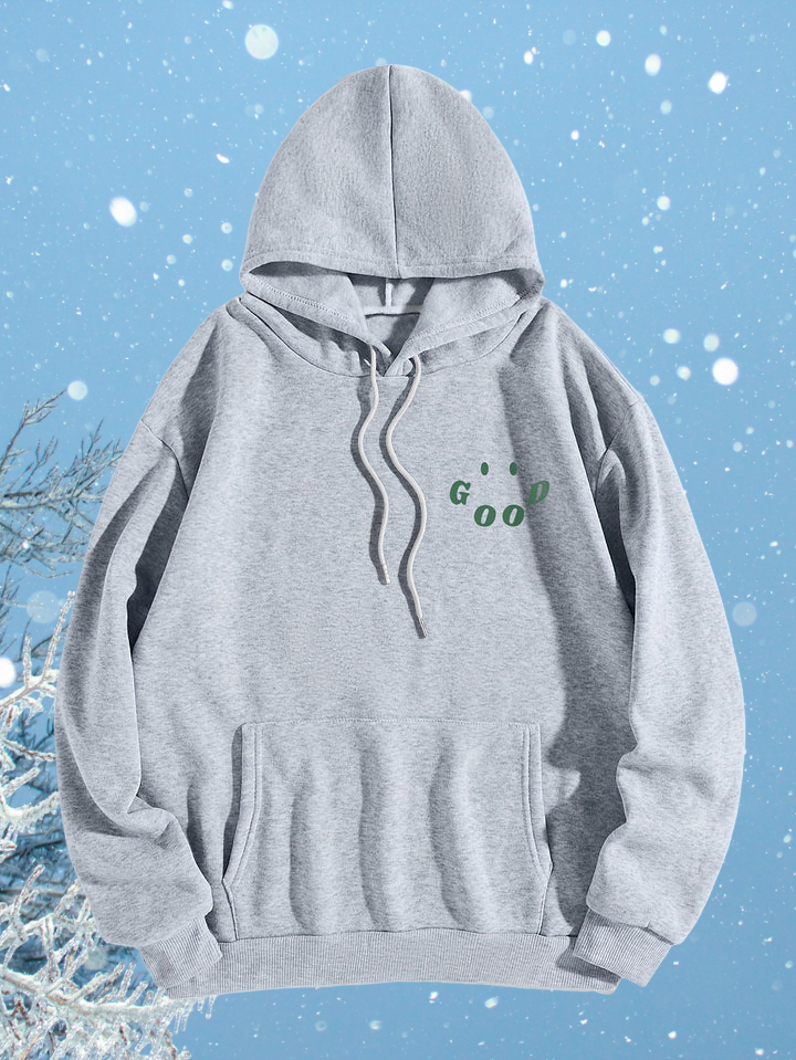 Good Day! – Statement-Hoodie Baumwolle