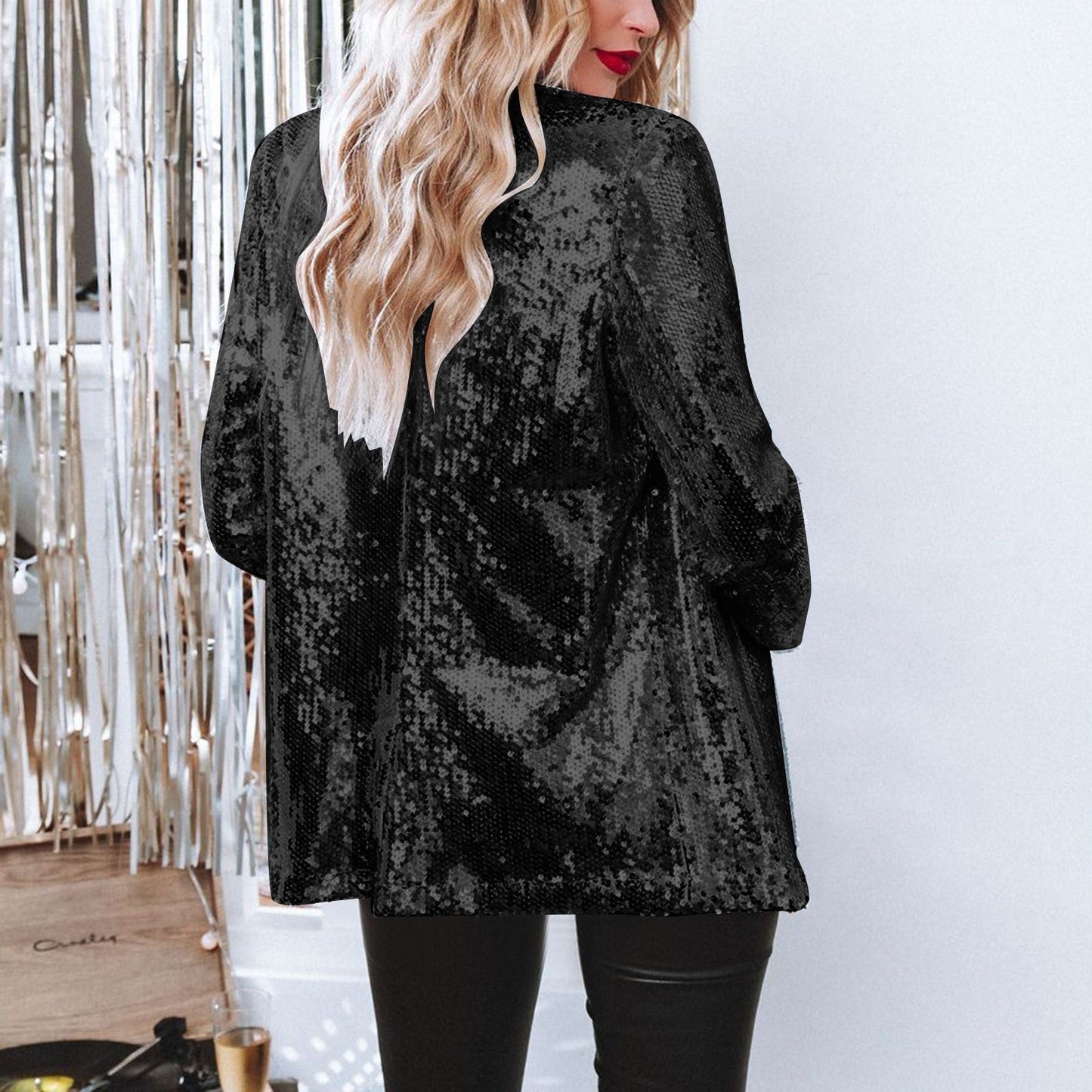 Cora – Eleganter Paillettenblazer