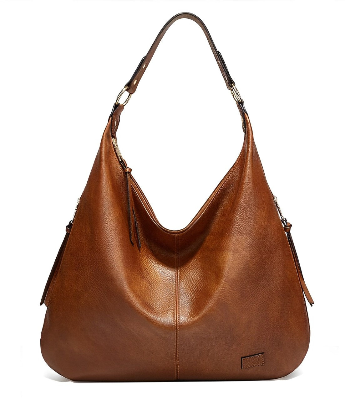 Alva – Große Schultertasche Unifarben
