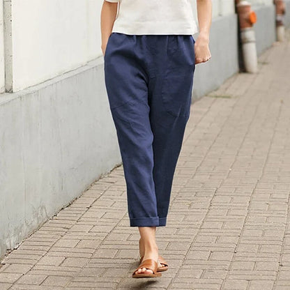 Ember - Loose Trousers Made of Flax and Cotton