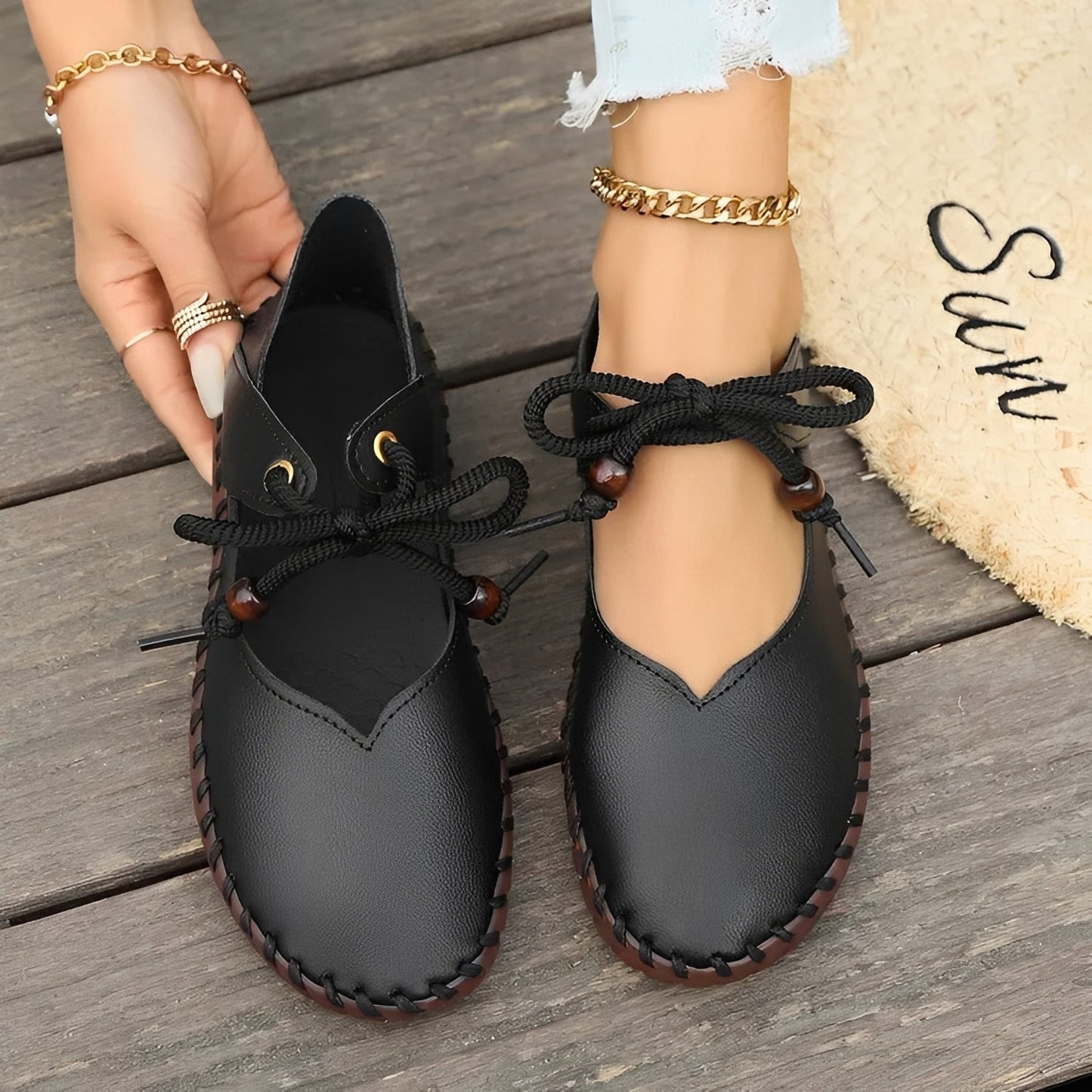 Carla - Klassische Schnürschuhe mit softer Sohle für Damen