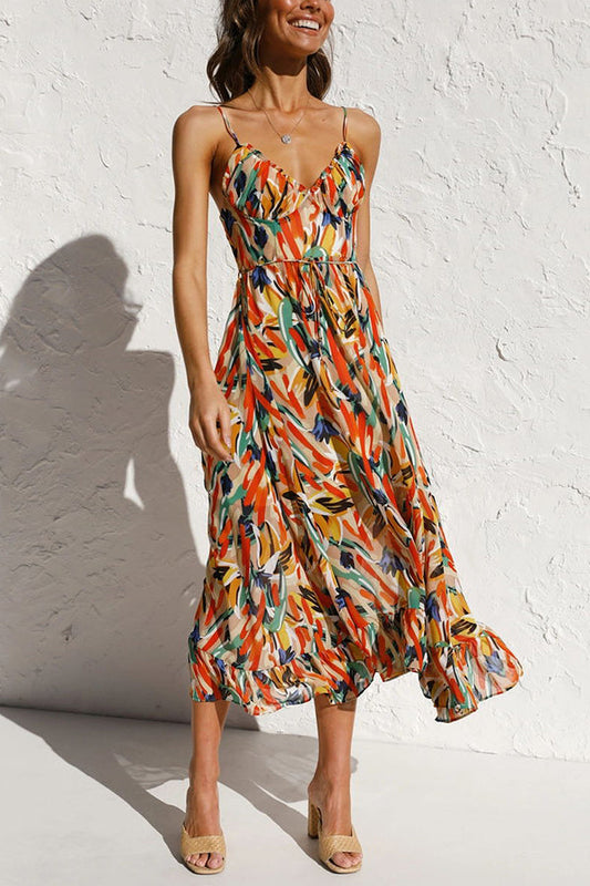 Charité – Farbenfrohes Midi-Kleid