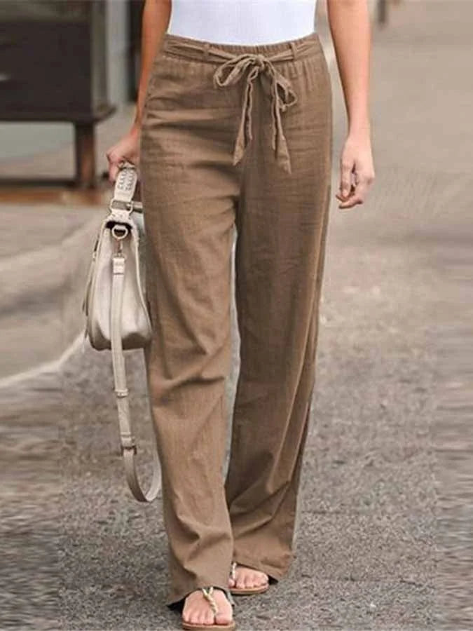 Rosanne - Light Linen Trousers
