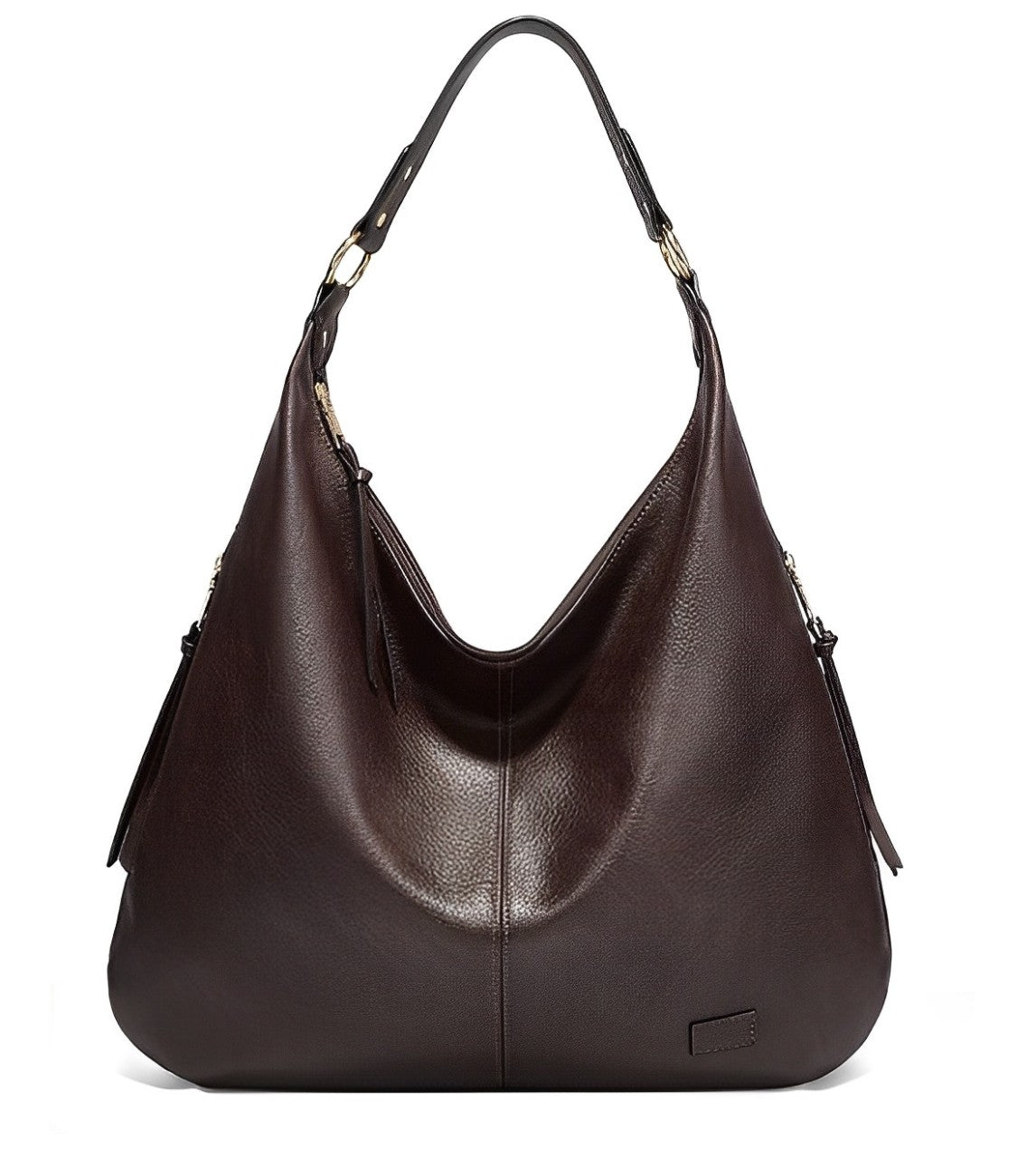 Alva – Große Schultertasche Unifarben