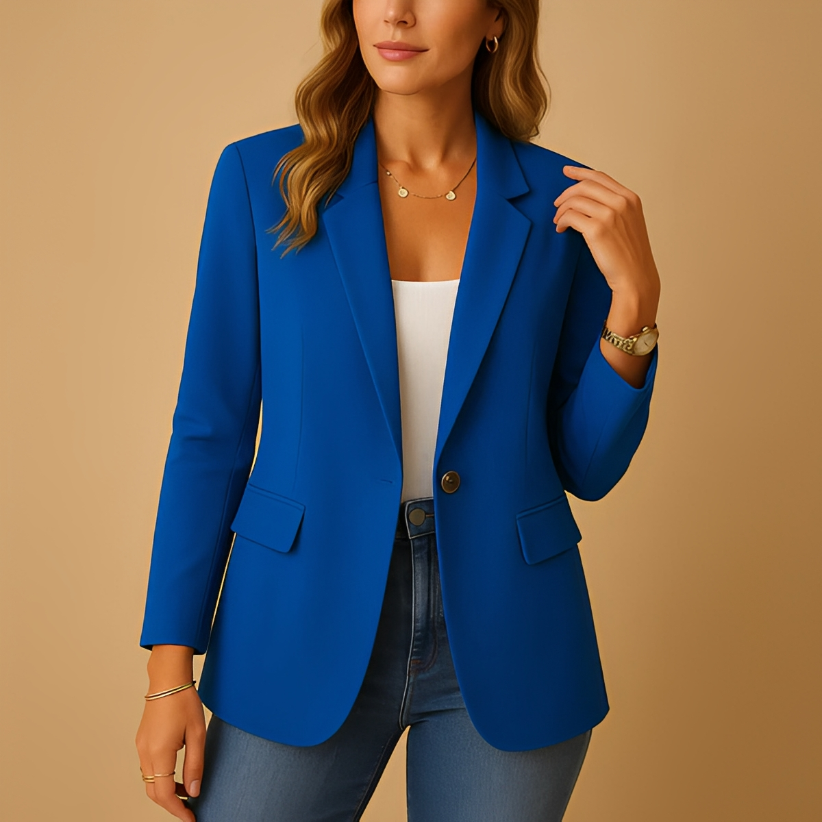 Arnaude - Maßgeschneiderter lässiger Blazer für Damen