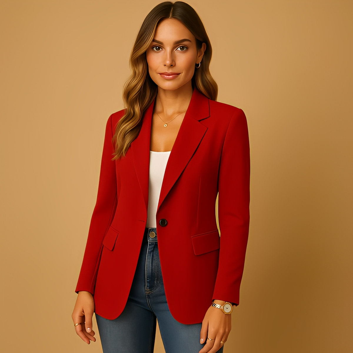 Arnaude - Maßgeschneiderter lässiger Blazer für Damen