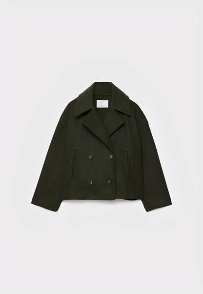 Claire – Kurze Edle Zweireihige Jacke