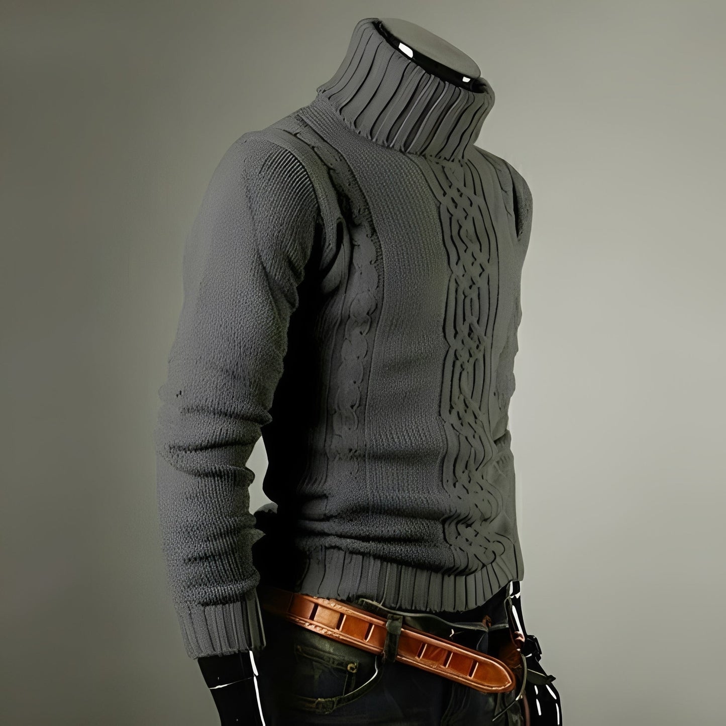 Oliver - Moderner Herrenrollkragenpullover aus Baumwolle