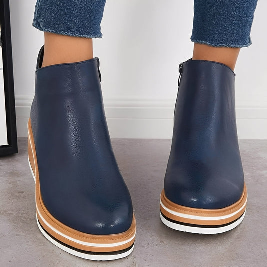 Sorrel - Komfortable Damenlederstiefel mit Reißverschluss