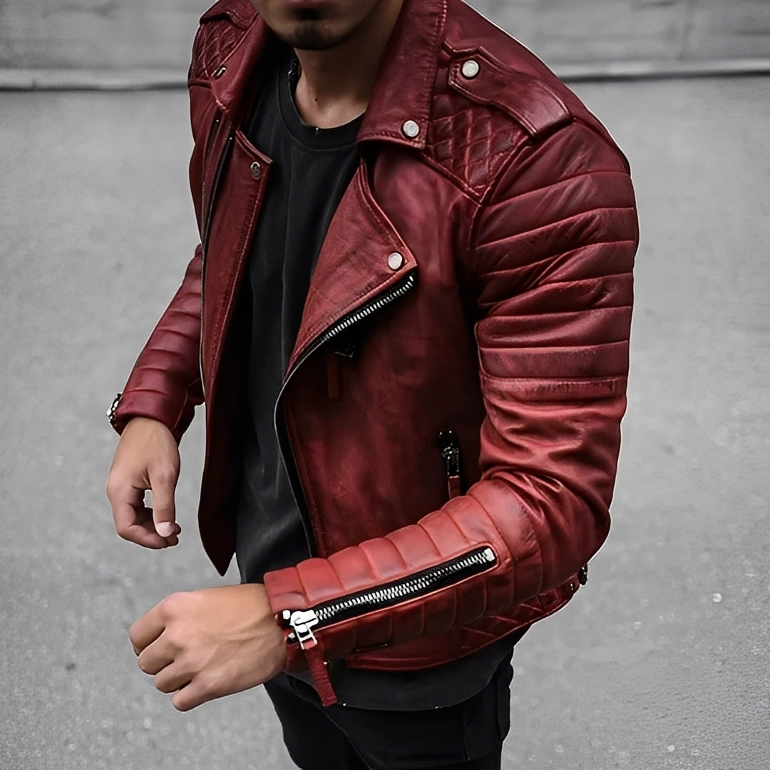 Easton - Klassische Herren-Lederjacke