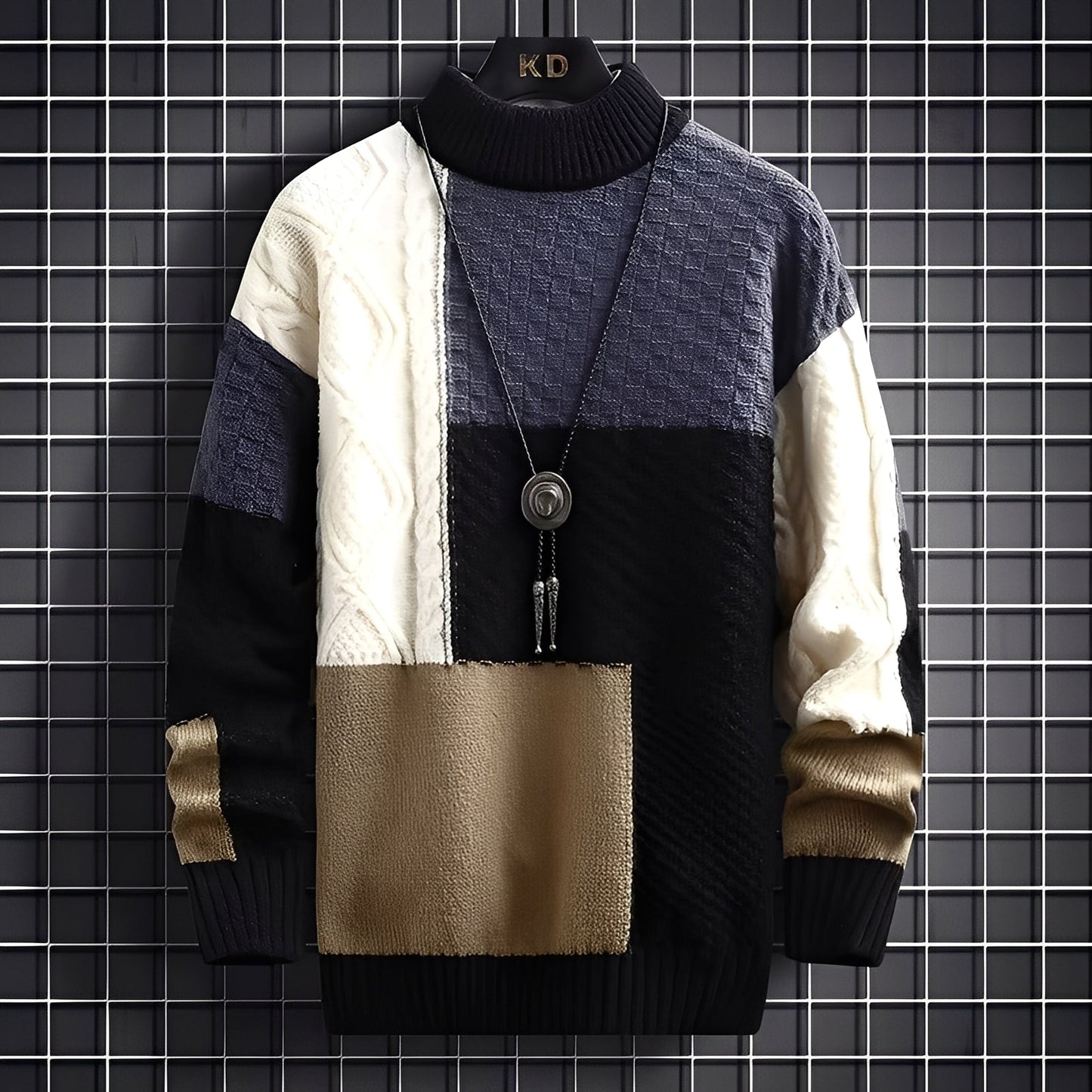 Eugene - Moderner, locker geschnittener Herrenpullover