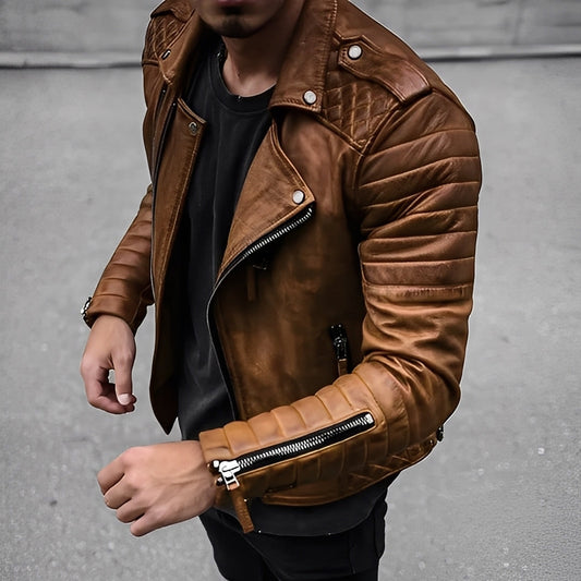 Easton - Klassische Herren-Lederjacke