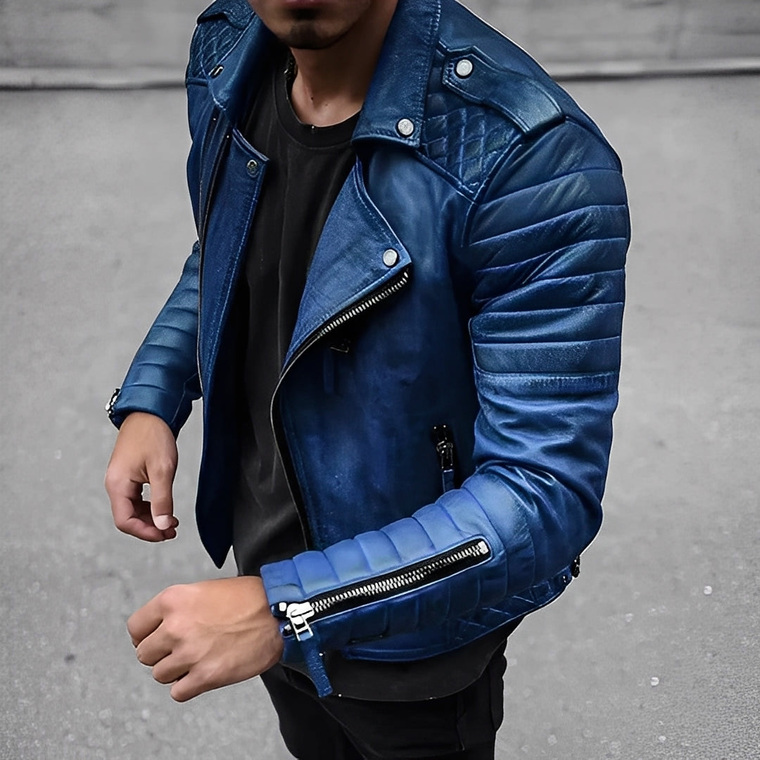 Easton - Klassische Herren-Lederjacke