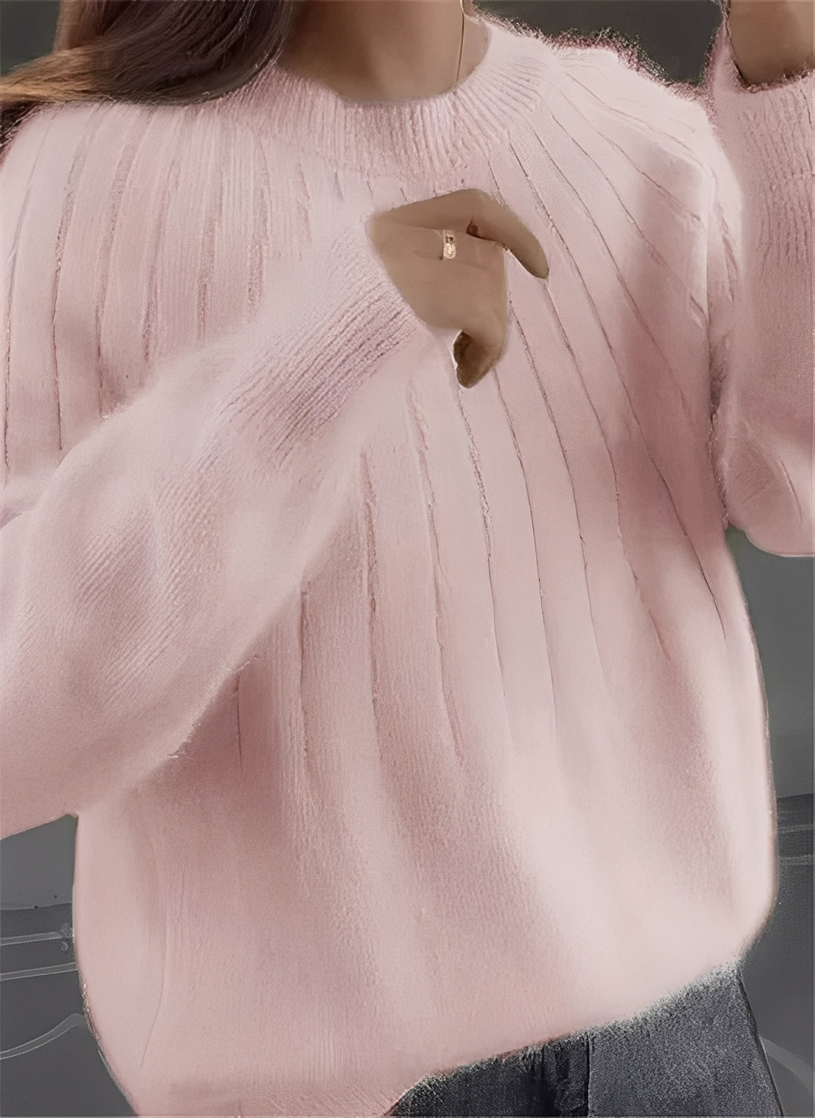 Cornelia - Bequemer, locker geschnittener Damen-Kaschmirpullover