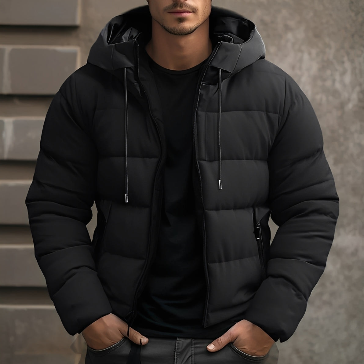 Georgie - Trendige Herren-Kapuzensamtjacke