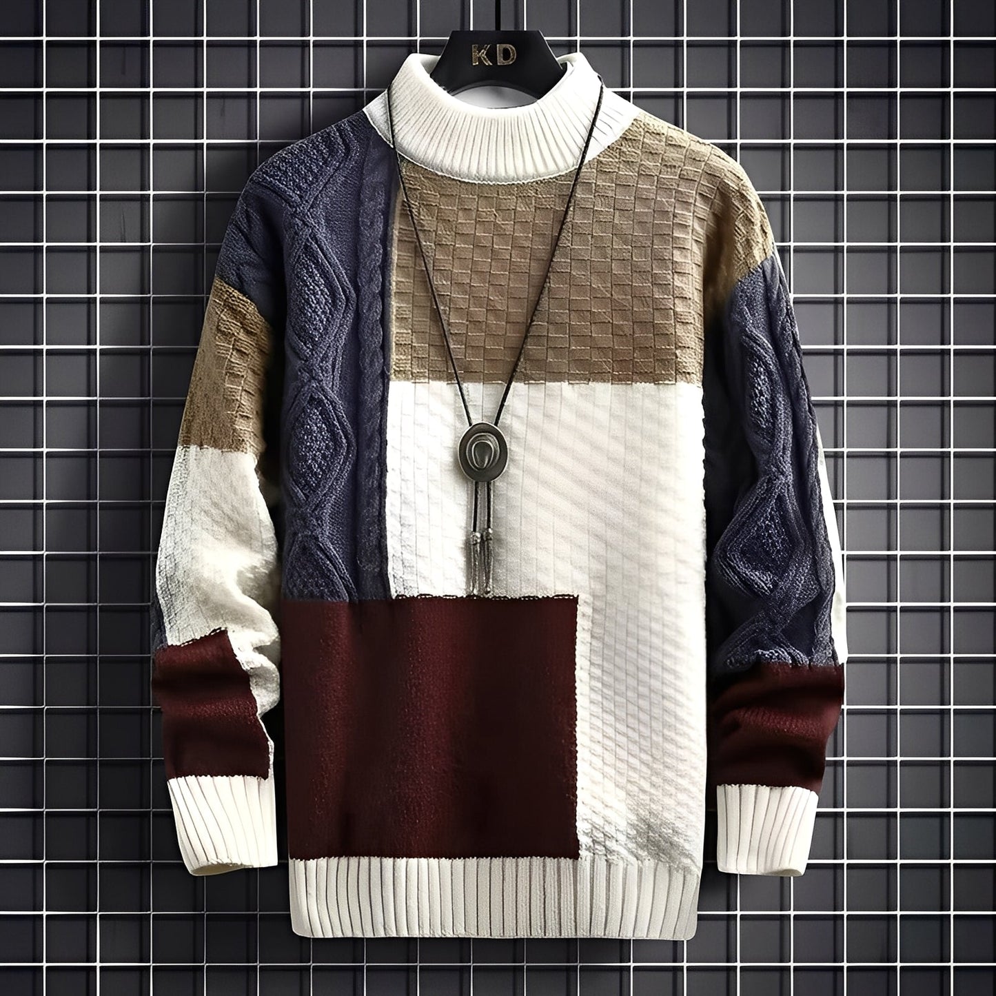 Eugene - Moderner, locker geschnittener Herrenpullover