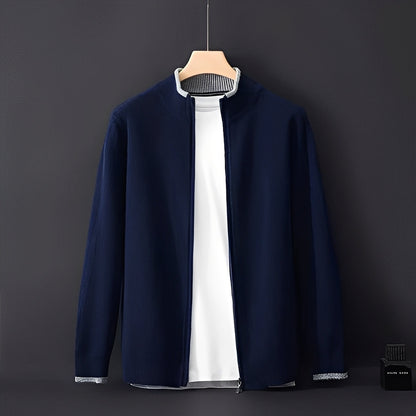 Brendon - Bequemer Herrenpullover mit Reißverschluss