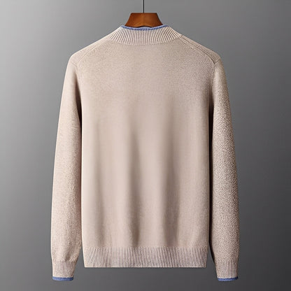 Brendon - Bequemer Herrenpullover mit Reißverschluss