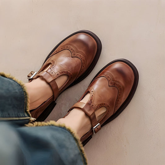 Marley - Schicke flache Lederschuhe für Damen