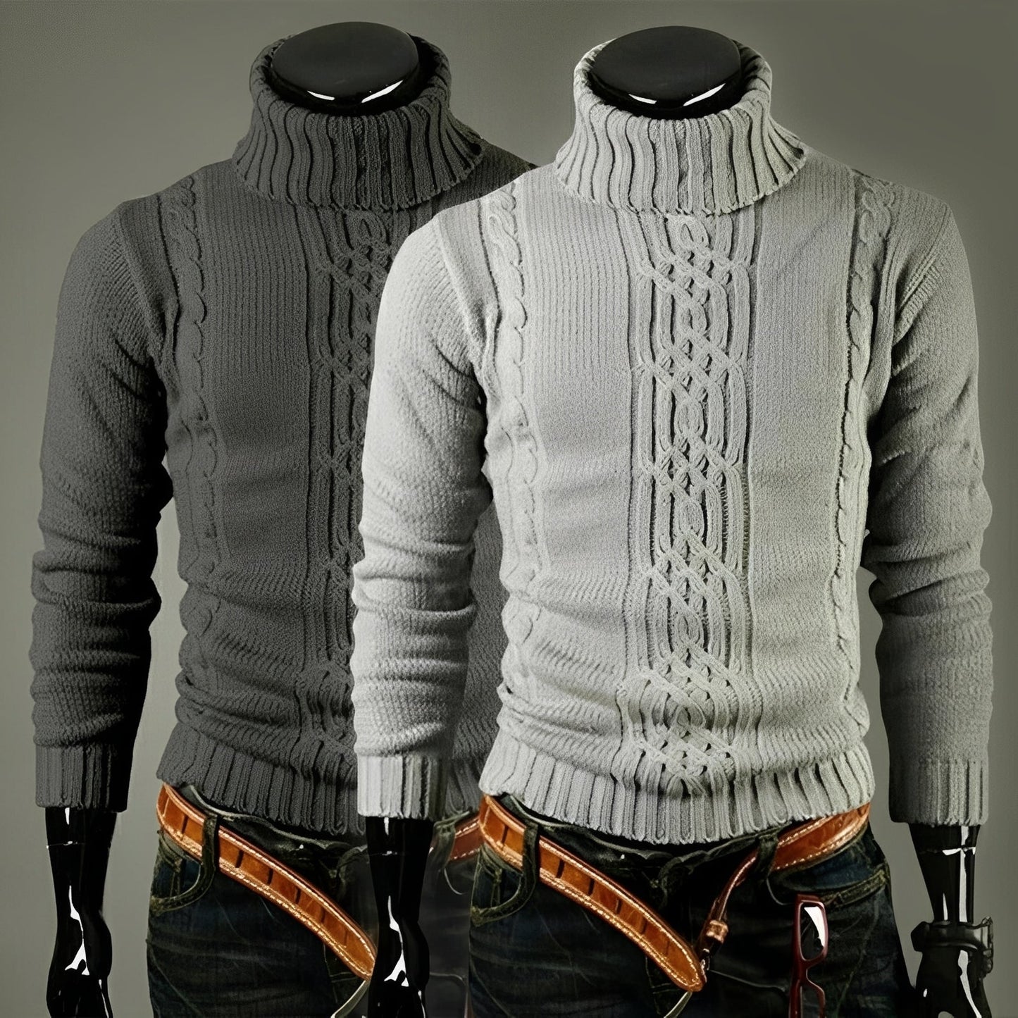 Oliver - Moderner Herrenrollkragenpullover aus Baumwolle