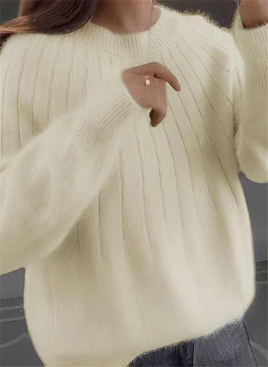 Cornelia - Bequemer, locker geschnittener Damen-Kaschmirpullover
