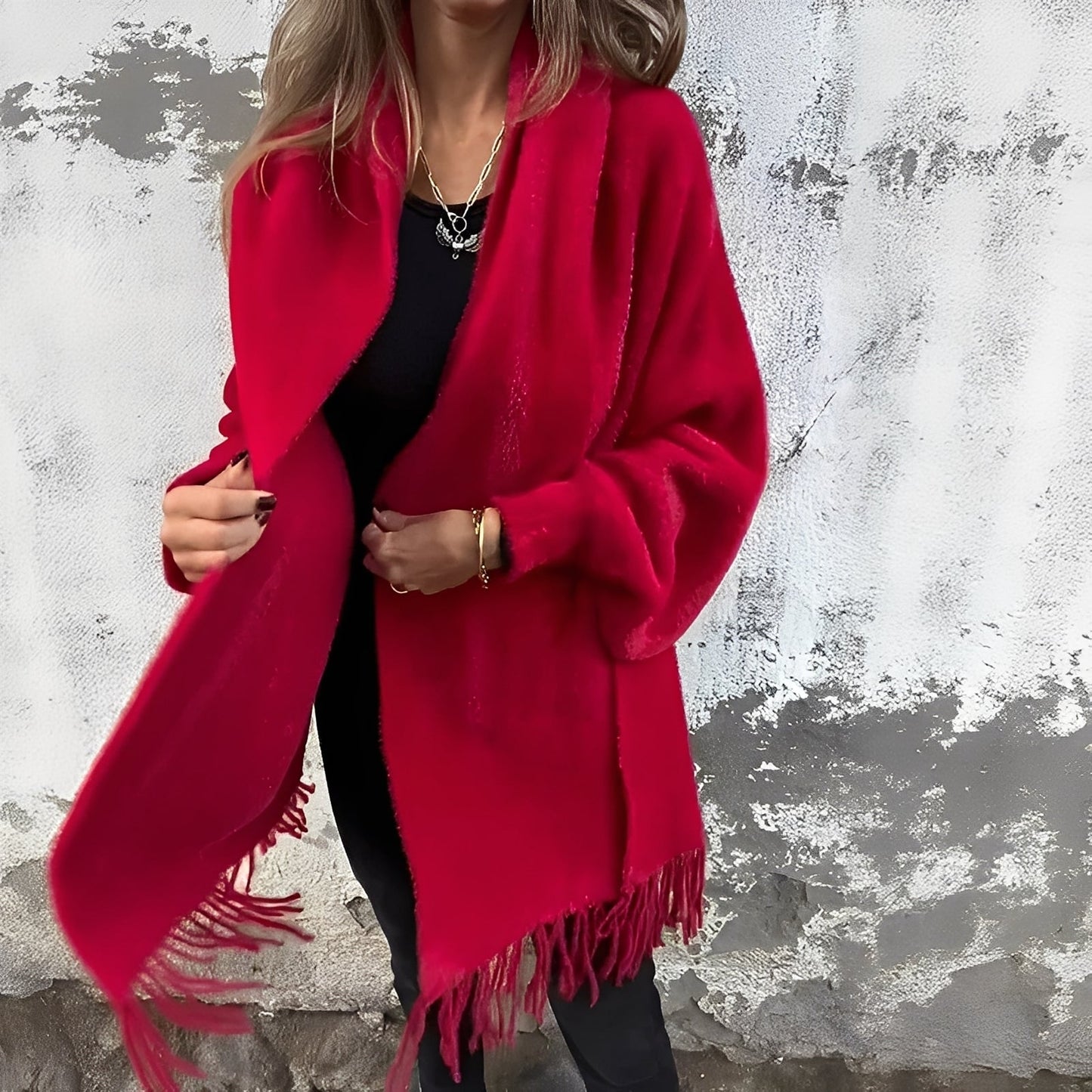 Bethney - Trendige, legere Damenstrickjacke