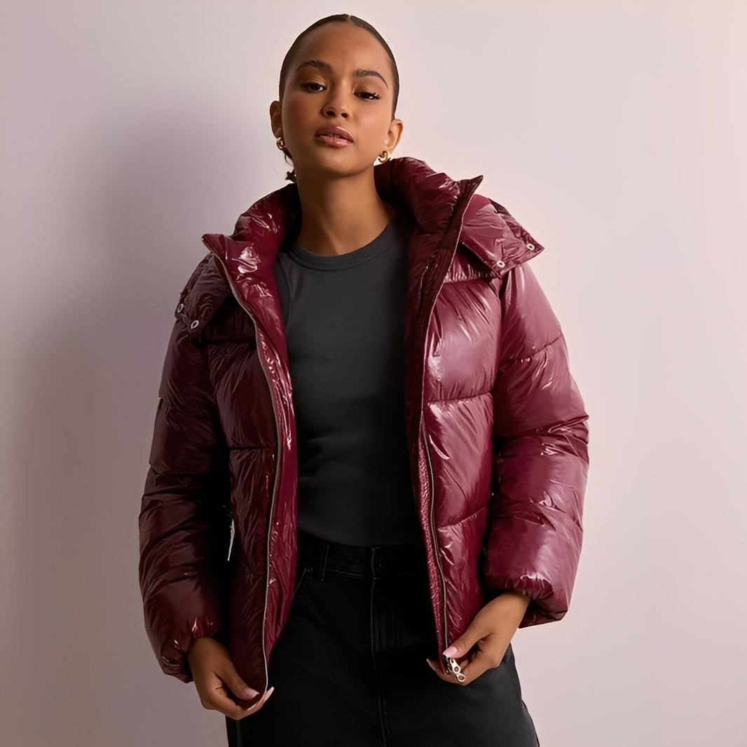 Rozanne - Damen-Winterjacke mit abnehmbarer Kapuze