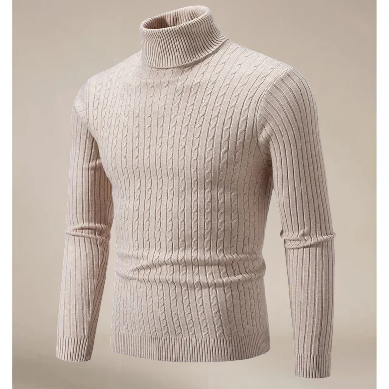 Johann – Pullover mit hohem Ausschnitt