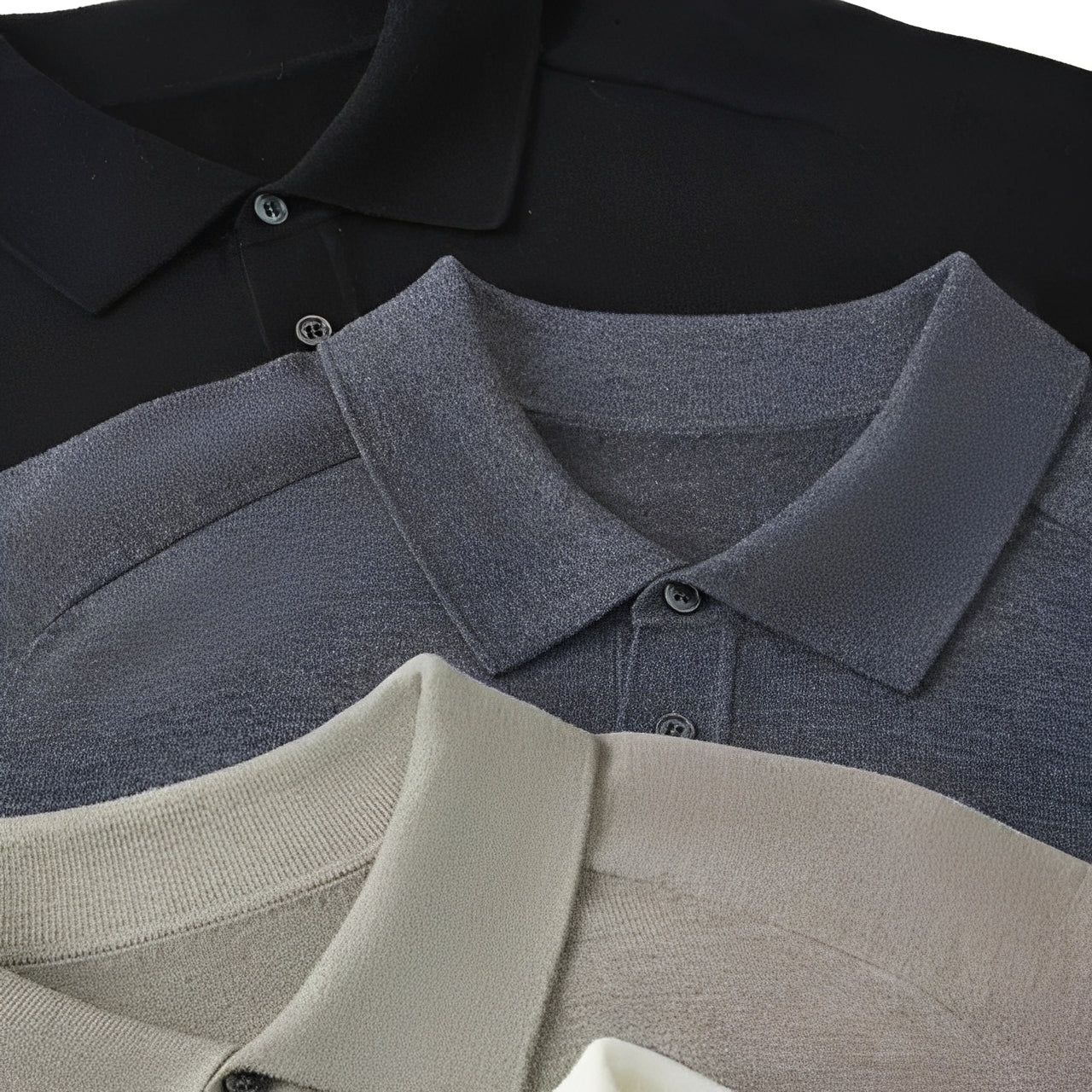 Anton - Entspannter Wollpullover mit Reverskragen für Herren