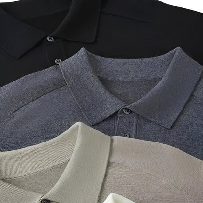 Anton - Entspannter Wollpullover mit Reverskragen für Herren