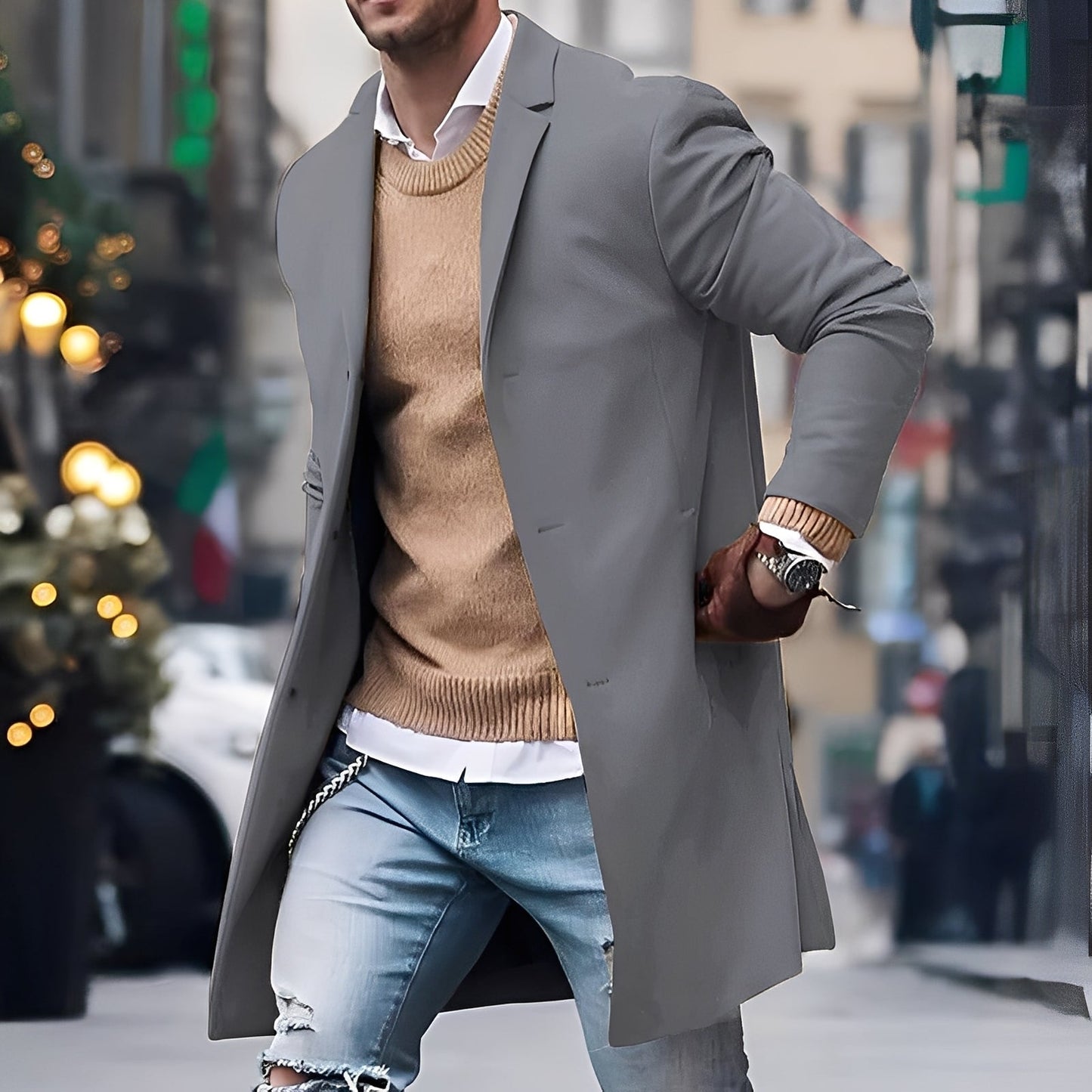 Kenyon - Stilvoller Herren-Trenchcoat mit Knöpfen