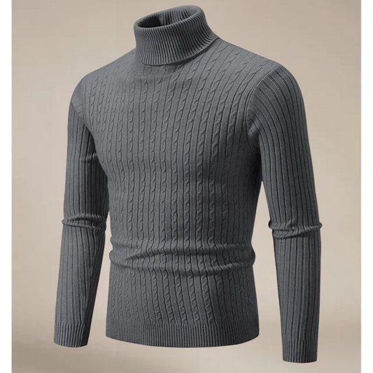 Johann – Pullover mit hohem Ausschnitt