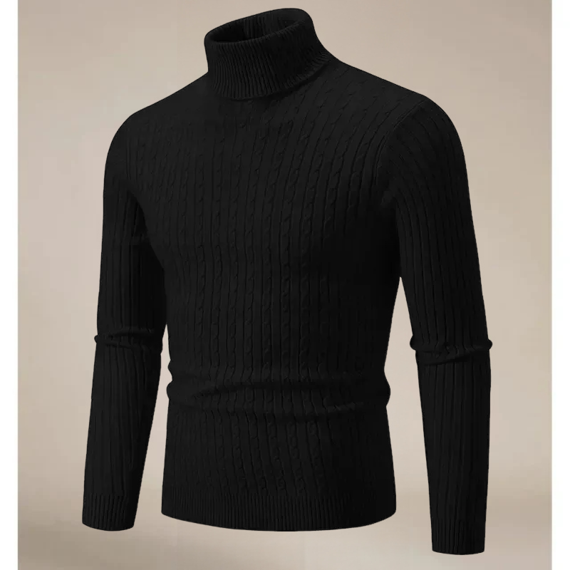 Johann – Pullover mit hohem Ausschnitt