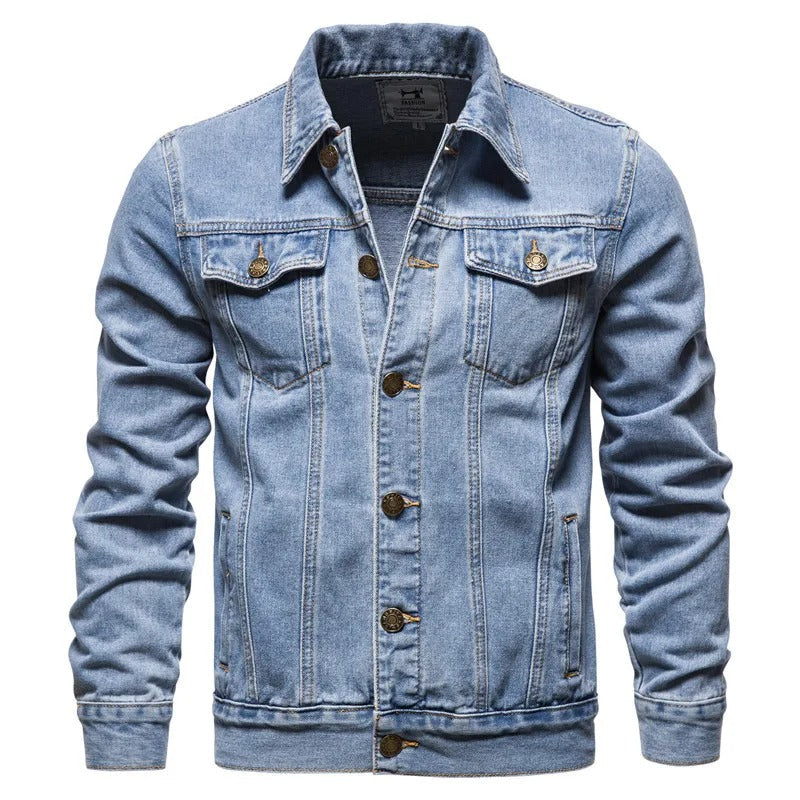 Winton - Klassische Herren-Jeans-Truckerjacke