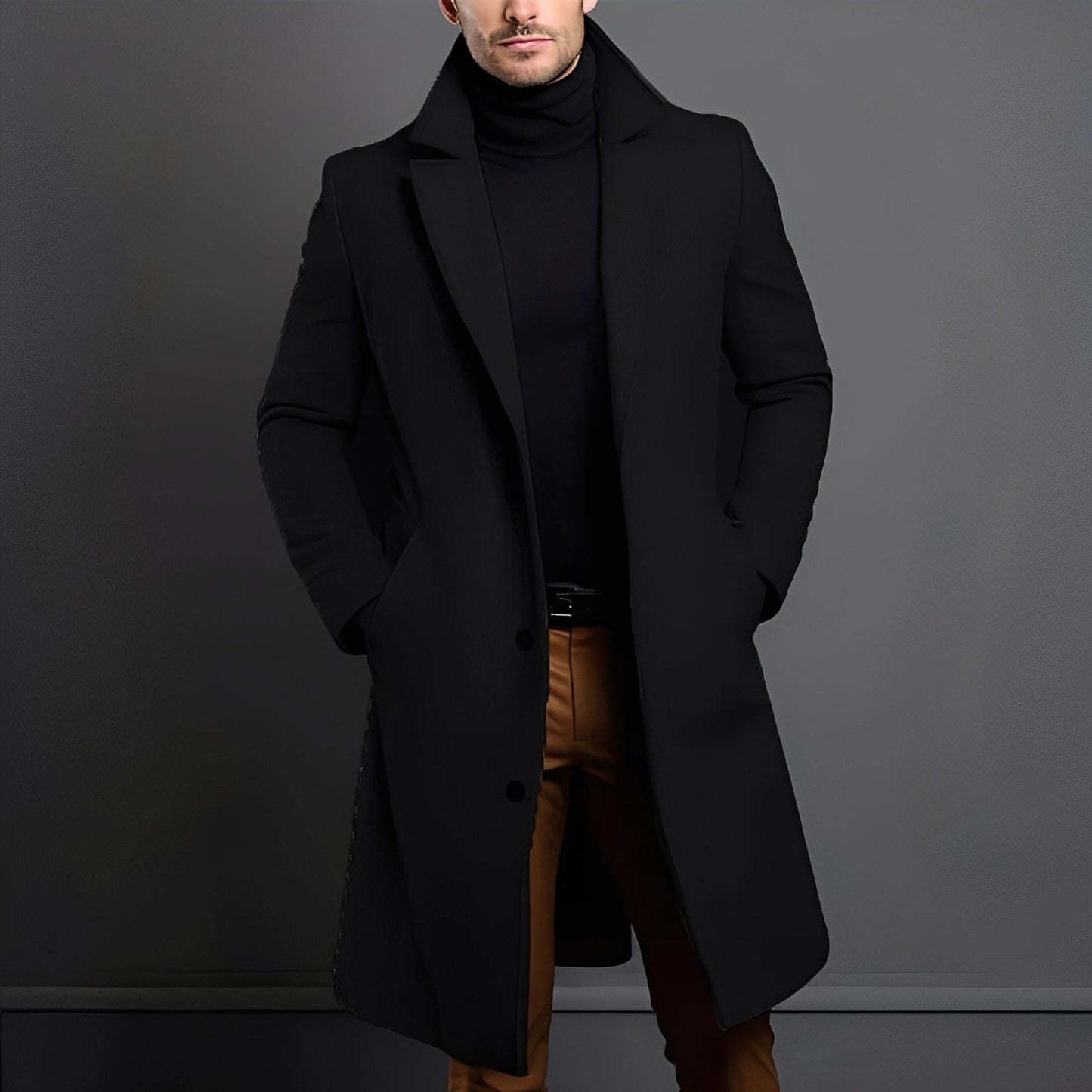 Tucker - Eleganter Herren-Wolltrenchcoat
