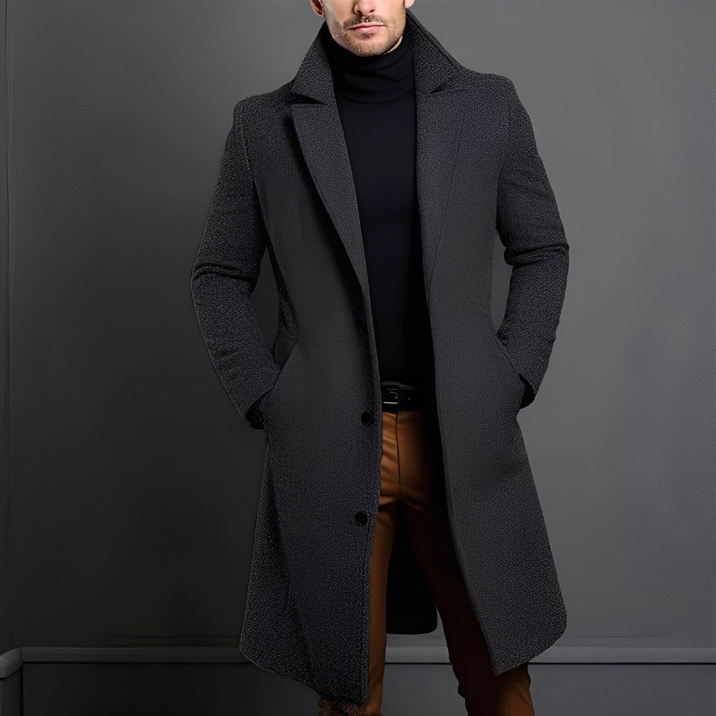 Tucker - Eleganter Herren-Wolltrenchcoat