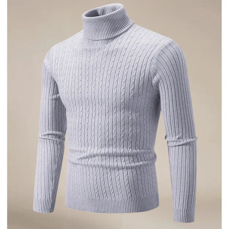 Johann – Pullover mit hohem Ausschnitt