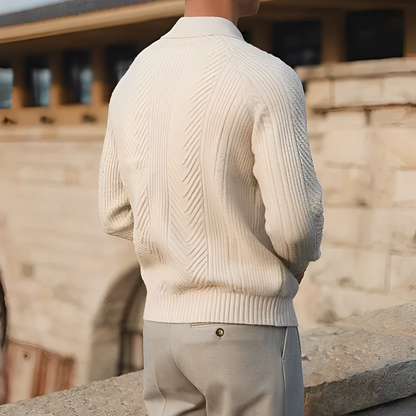Darius – Gestrickter Langarmpullover