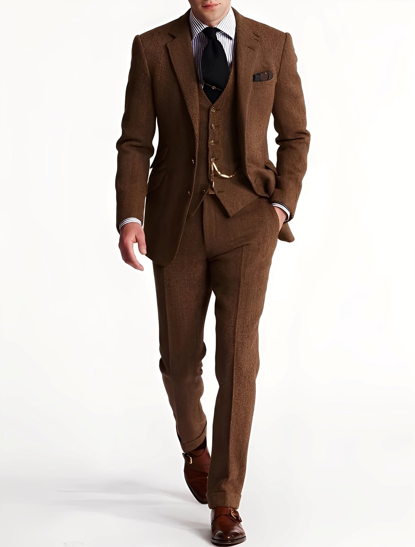 Desmond - Eleganter Herrenanzug aus dreiteiligem Tweed