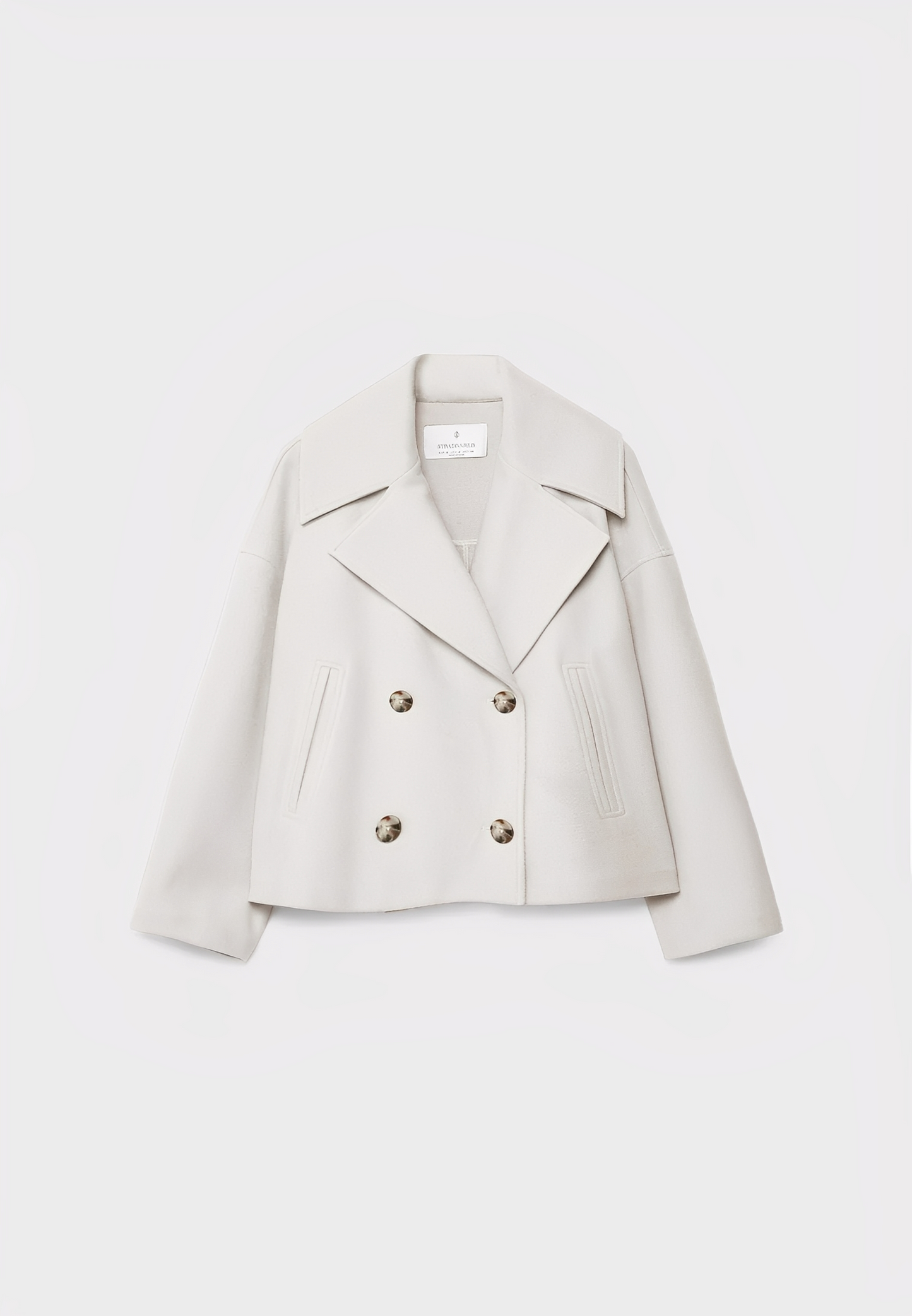 Claire – Kurze Edle Zweireihige Jacke