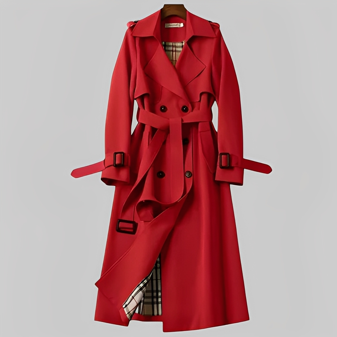 Élodie - Schicker Wintermantel für Damen mit Taillengürtel