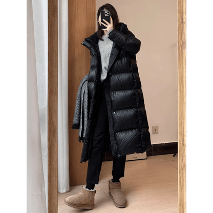 Irene – Langer Daunenwintermantel