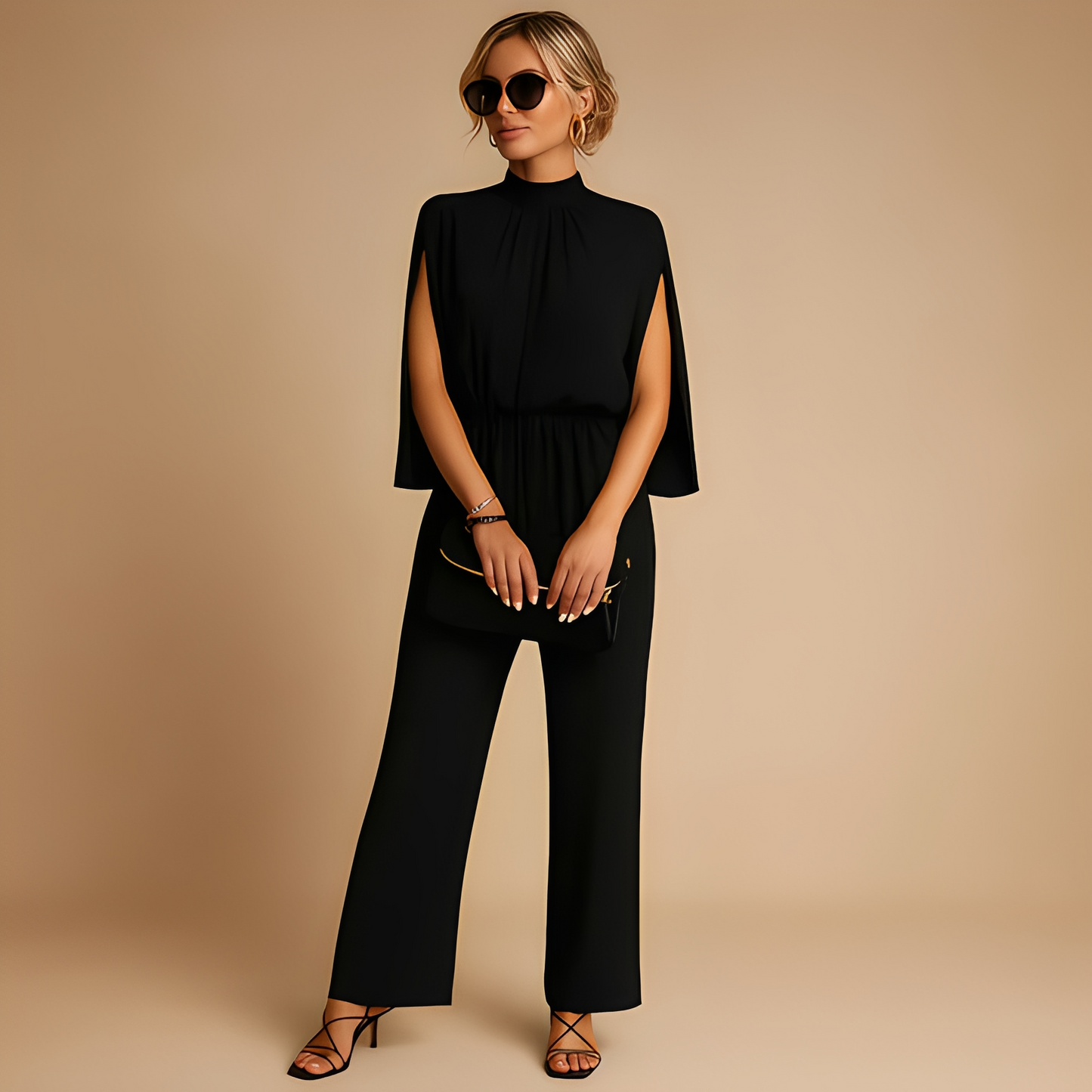 Adelle - Eleganter Rollkragen-Jumpsuit für Frauen