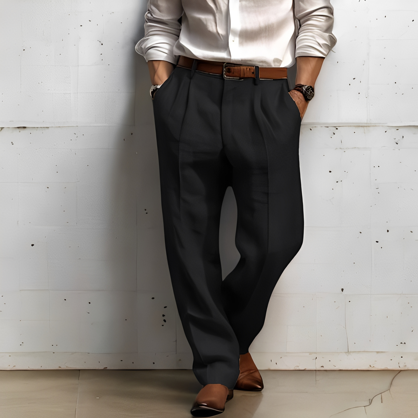 Aaden - Luftdurchlässige weite Herrenhose