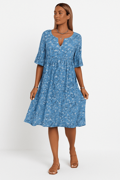 Annalena – Blumenkleid im weiblichen Stil