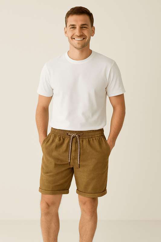 Georg – Cord-Shorts im Vintage-Stil