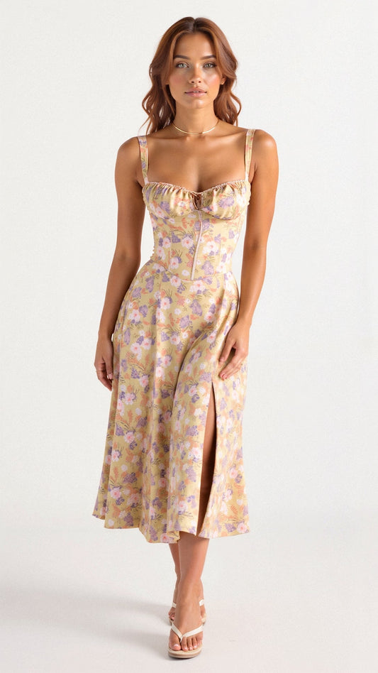 Liana – Korsett-Midikleid