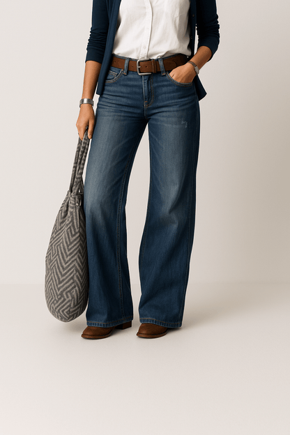 Majken – Weit geschnittene Jeans aus Denim